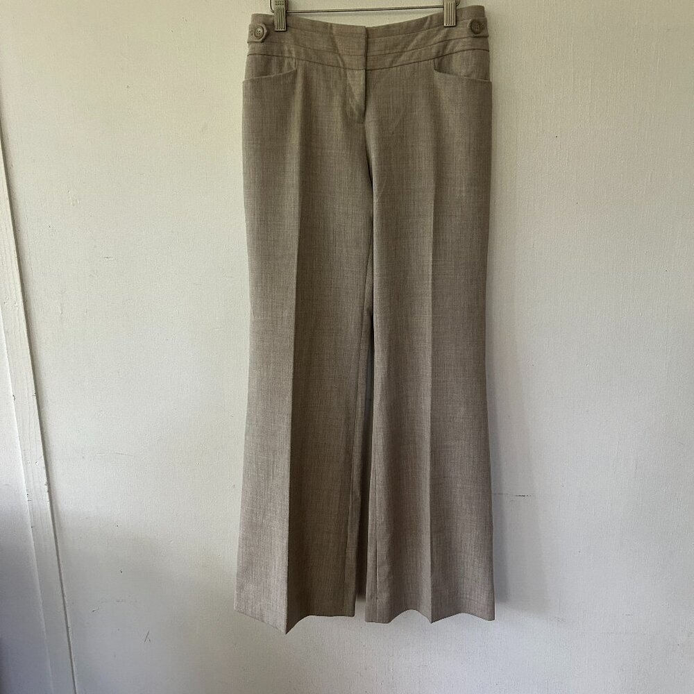 The Limited Cassidy Fit Trousers Womens Size 27 Gray Beige Pockets Career Wear